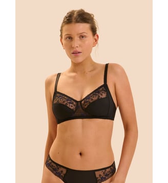 Soutien-gorge sans-armatures structuré - Noir Simone Pérèle