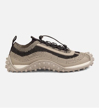 Sneakers Mirage unisexes en Maille - AMI Paris - Beige taupe et noir