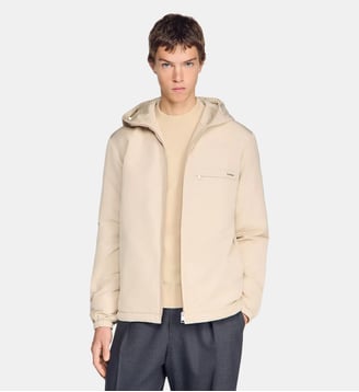Coupe-vent en nylon - Sandro - Beige
