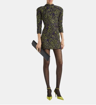 Robe en jacquard cloqué - Balmain - Vert