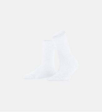 Chaussettes Shiny Fibre artificielle - Falke - Blanc