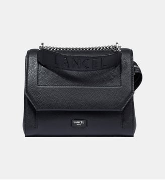 Sac à main à rabat Ninon en cuir - Lancel - Noir