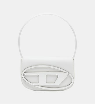 1DR-Sac iconique à bandoulière en cuir nappa - Diesel - Blanc