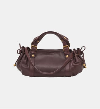 Mini sac à main en cuir – 12H - Gerard Darel - Bordeaux