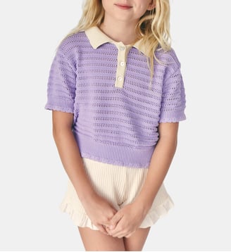Polo Clémence - Mipounet - Violet