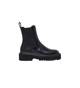 Chelsea boots en cuir - Maje - Noir