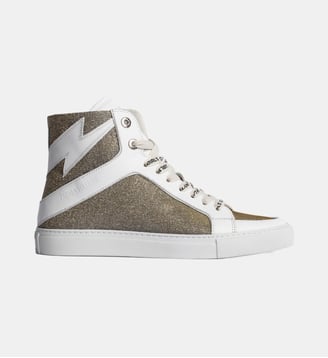 Sneakers Montantes ZV1747 High Flash - Zadig&Voltaire - Argent