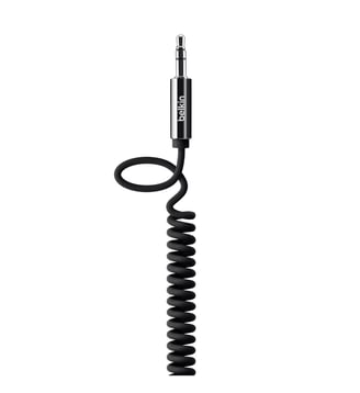 Câble Jack Jack 3.5mm spirale noir - 1M80 - Belkin - Standard