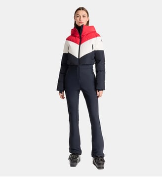 Combinaison de ski kira col montant coupe regular - Fusalp - Marin et racing