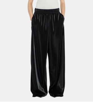 Pantalon de survêtement en piqué brillant - Diesel - Noir