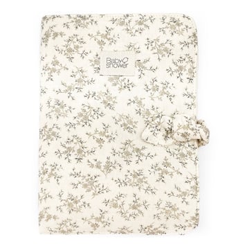 Protège carnet de santé Knot - Babyshower - Écru