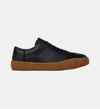 Baskets Peu Terreno Cuir - Camper - Noir