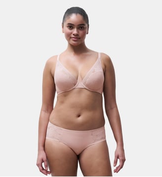 Shorty maille douce - Chantelle - Vieux rose