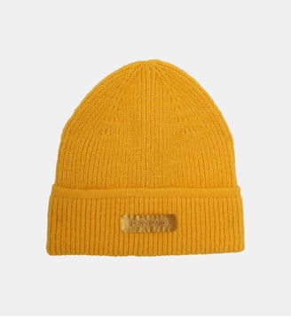 Bonnet à revers uni - Serge Blanco - Jaune or