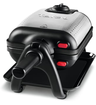 Gaufrier WM755D12 King Size 4 en 1 - Tefal - Noir et inox