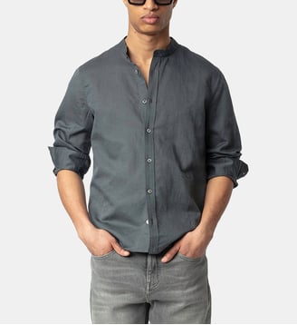 Chemise Stan - Zadig&Voltaire - Bleu vert de gris