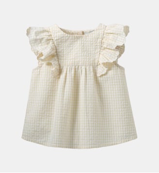 Blouse vichy Bébé - Cyrillus - Vichy jaune