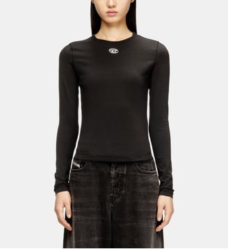 Pull en coton avec logo Oval D Diesel