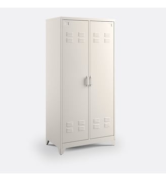 Armoire 2 portes en métal acier - La Redoute Interieurs - Galet
