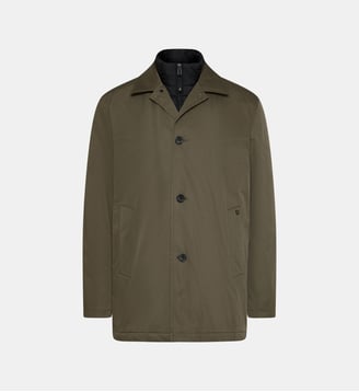 Imperméable droit avec parement amovible Dolan - Digel - Gris olive