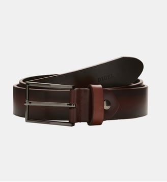 Ceinture en cuir Giacomo - Digel - Cognac