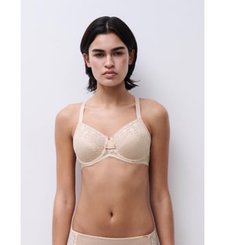 Soutien-gorge emboîtant - Chantelle - Beige et doré