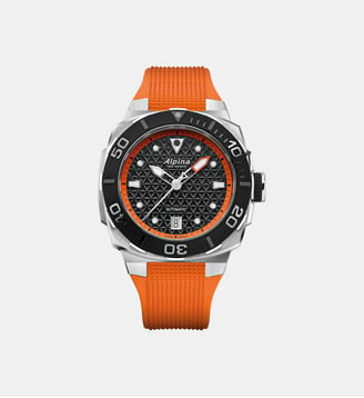 Montre automatique Seastrong Noir AL-525BO3VE6 - Alpina - Argenté