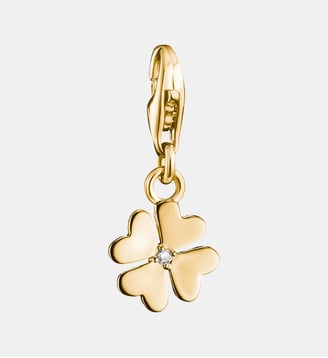 Charm trèfle avec zirconia blanc - Thomas Sabo - Or