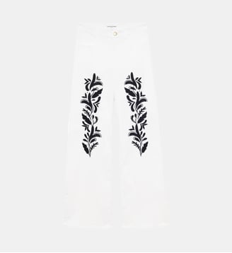 Jean imprimé floral ZEPHYRO La Petite Etoile