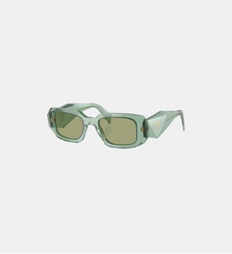 Lunettes de soleil Rectangulaire PR 17WS - Prada - Sauge transparente