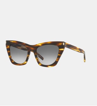 Lunettes de soleil Œil de chat SL 214 Kate - Saint Laurent - Marron
