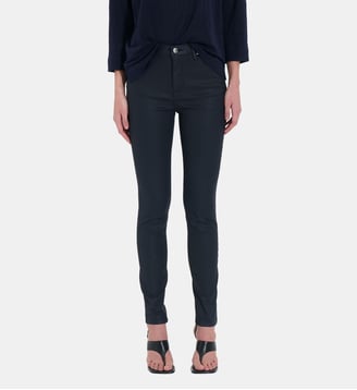 Jeans Jskinny slim Uni en Coton - Zapa - Marine