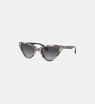 Lunettes de soleil Œil de chat EA4136 - Emporio Armani - Havana rose brillant