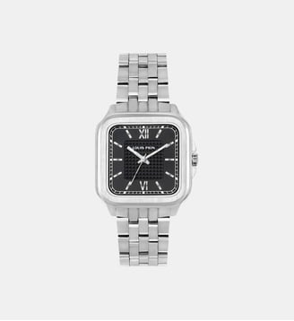 Montre Athos Noir XB3554XN\2 - Louis Pion - Argenté