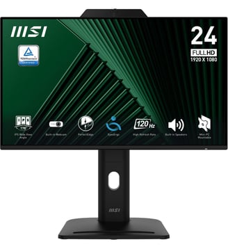 Ecran PC Pro MP242PMG 24" IPS Full HD 120 Hz HDR - MSI - Noir
