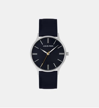 Montre Hector Bleu foncé XC3931IB\5 - Louis Pion - Argenté
