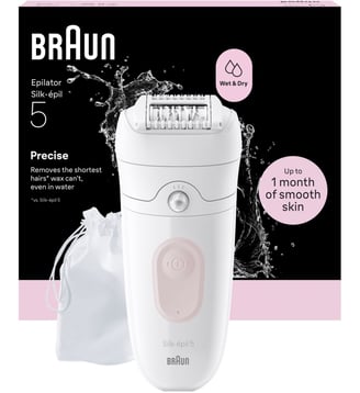 Epilateur électrique Silk-épill SE5 5-011 - Braun - Blanc