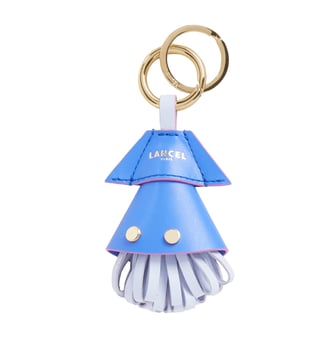 
Porte-clés octopus en cuir signature - Lancel - Bleu
