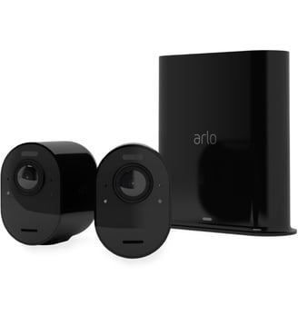 Caméra de surveillance 2 caméras extérieures noires Ultra 2 Arlo