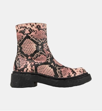 Bottes Vamonos cuir - Camperlab - Rose noir