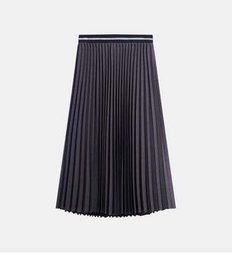 Jupe plissée unie -  TRUDY - Gerard Darel - Anthracite