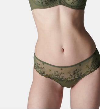 Shorty Delice guipure - Simone Pérèle - Vert