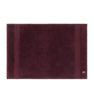 Tapis de bain  en coton - Lacoste Home - Bordeaux