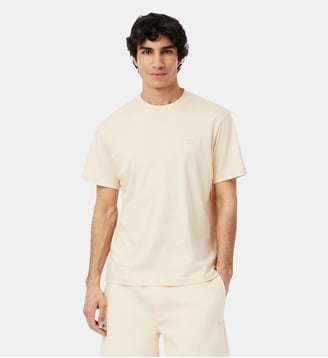 T-shirt signature brodée - Lacoste - Beige