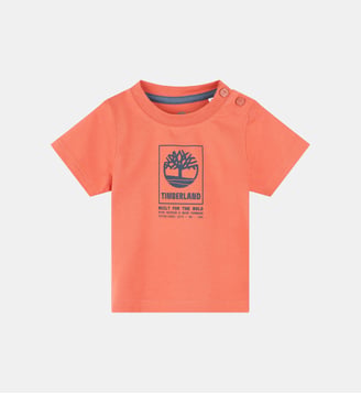T-shirt pressionné - Timberland - Rouge clair