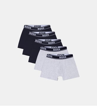 Lot de 5 boxers - BOSS Kidswear - Bleu cargo