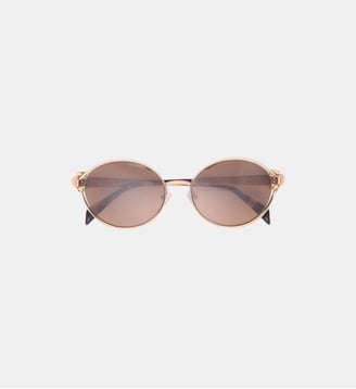 Lunettes de soleil rondes - Maje - Doré