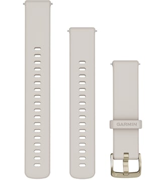 Bracelet Quick Release 18mm Ivoire boucleSoftGold - Garmin - Ivoire