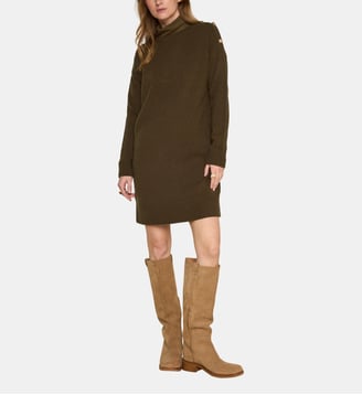 Robe Pull En 100% Laine Lina - Maison 123 - Kaki