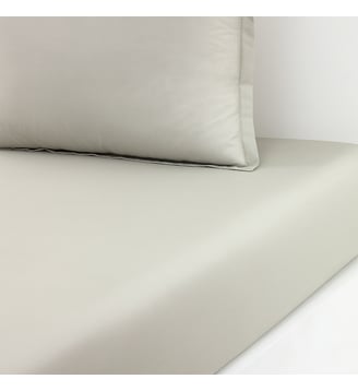 Drap housse en batiste de coton Yves Delorme